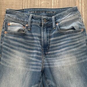 American Eagle Outfitters Men's Light Blue Skinny Jeans